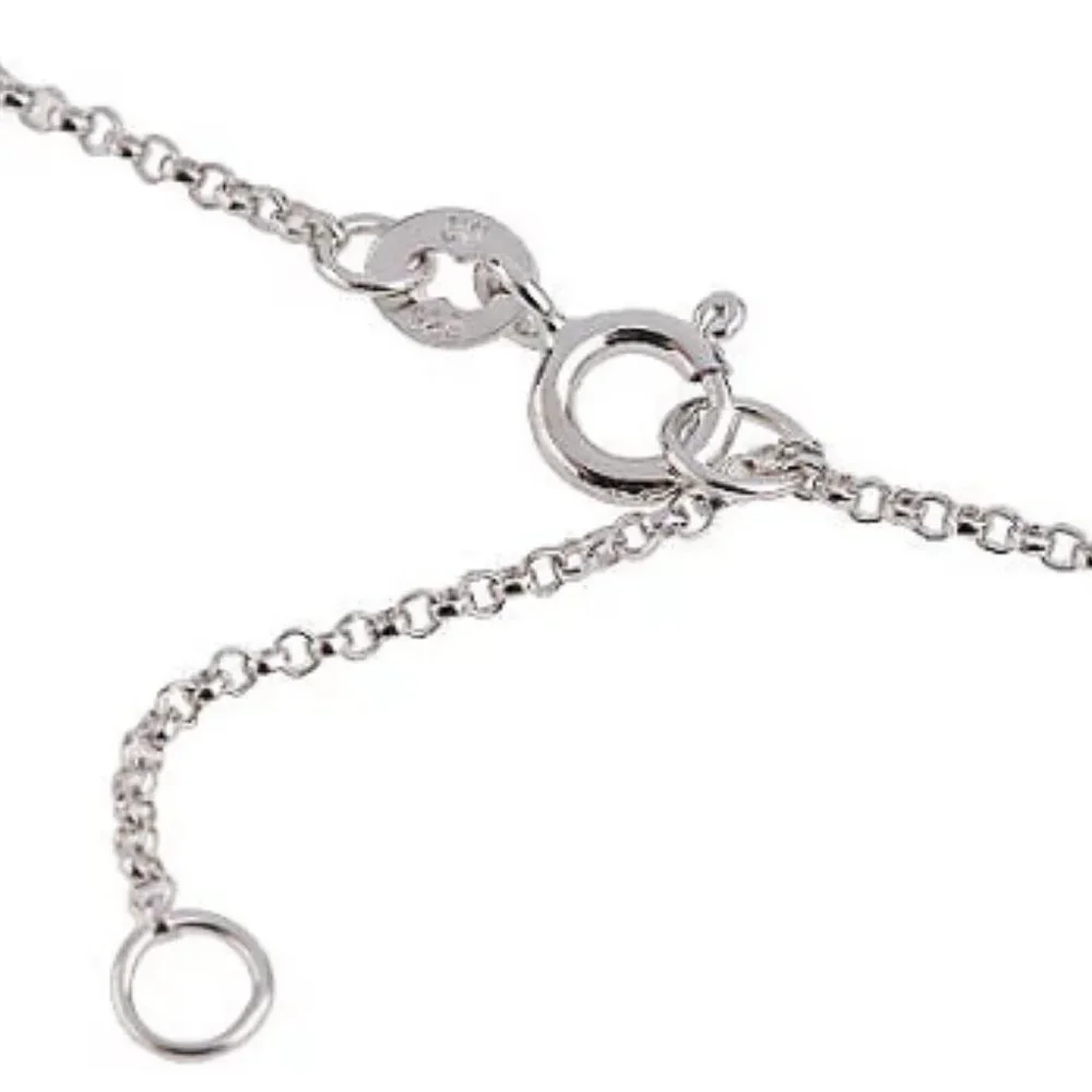 QVC Epiphany Platinum Clad Diamonique Scattered Stone Pendant w/Chain  0358 - Picture 2 of 6